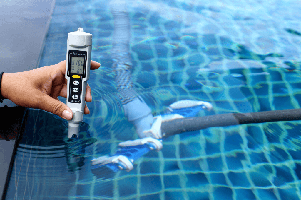 check-maintenance-test-salt-meter-level